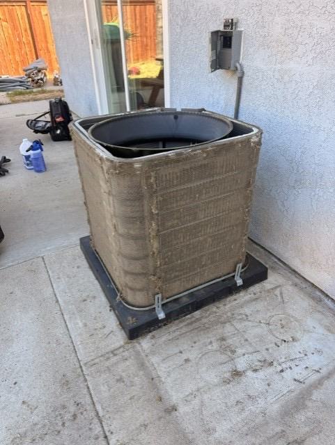 Before: coil deep clean in Murrieta