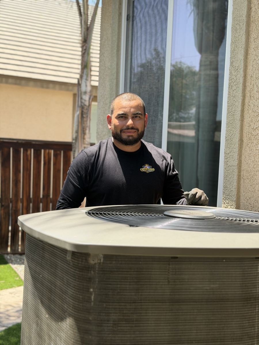 Caesar during a maintenance visit
