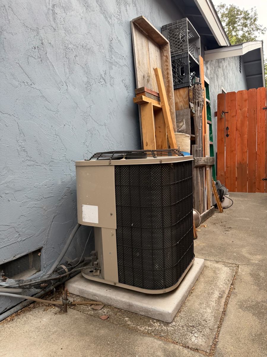 Old condenser before replacement in Poway